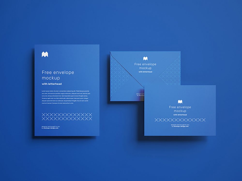 Free Envelope Mockup PSD