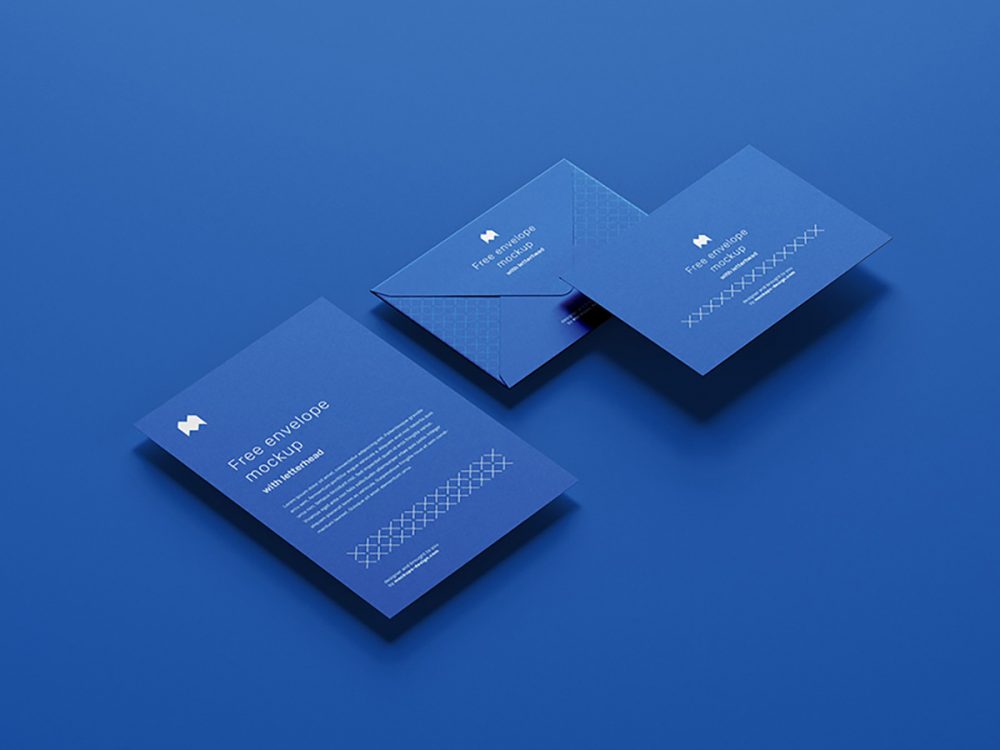 Free Envelope Mockup PSD