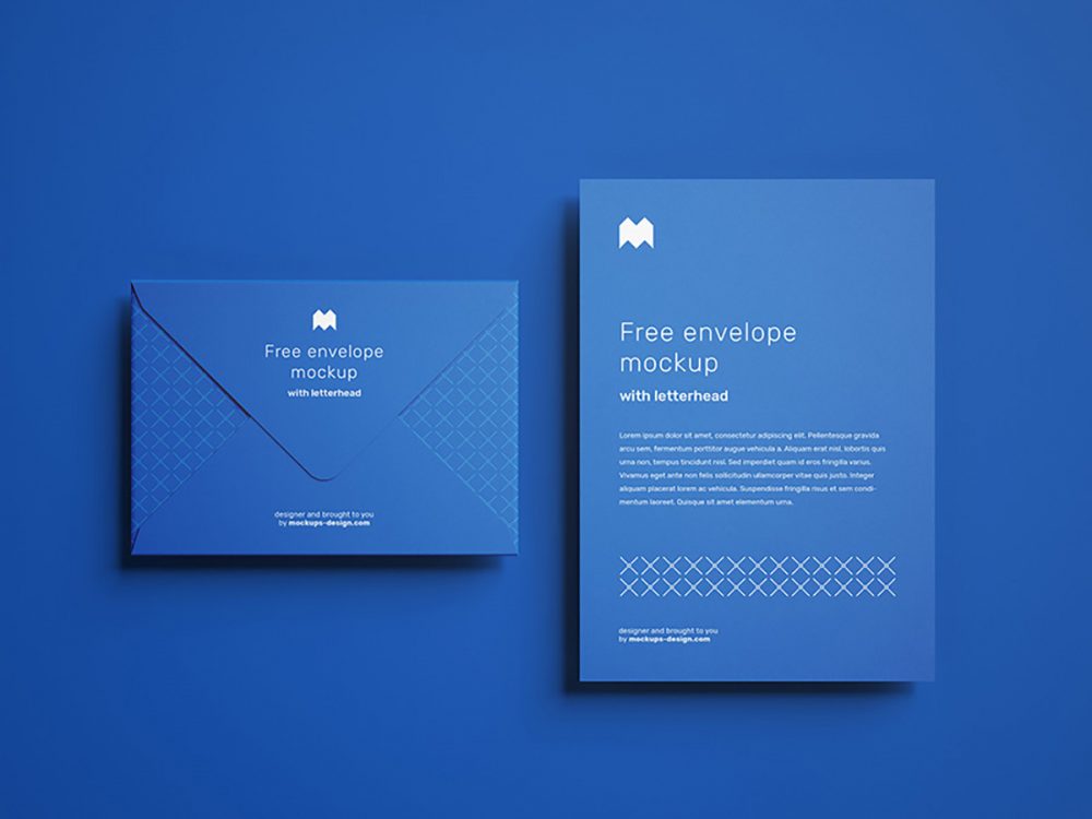 Free Envelope Mockup PSD