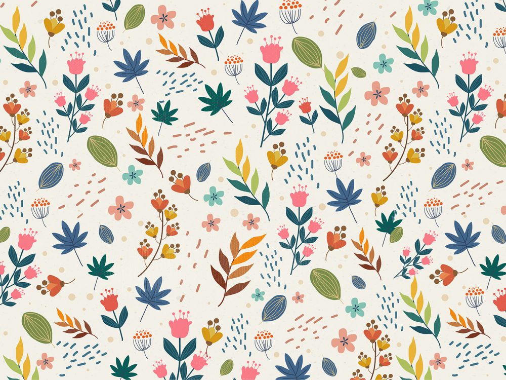 Free Floral Watercolor Pattern