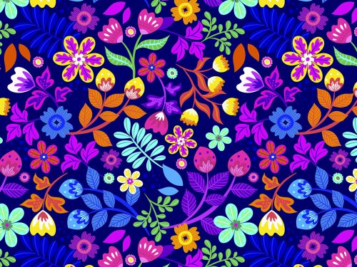 Free Floral Watercolor Pattern