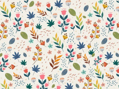 Free Floral Watercolor Pattern