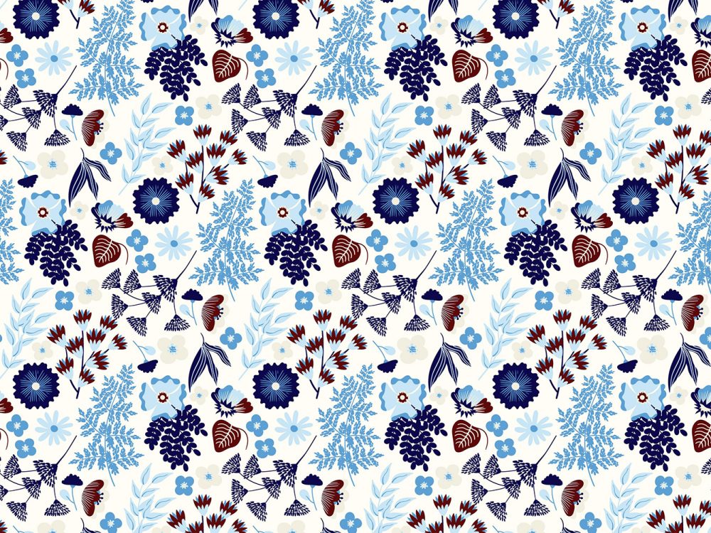 Free Floral Watercolor Pattern