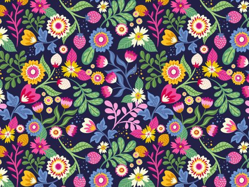 Free Floral Watercolor Pattern