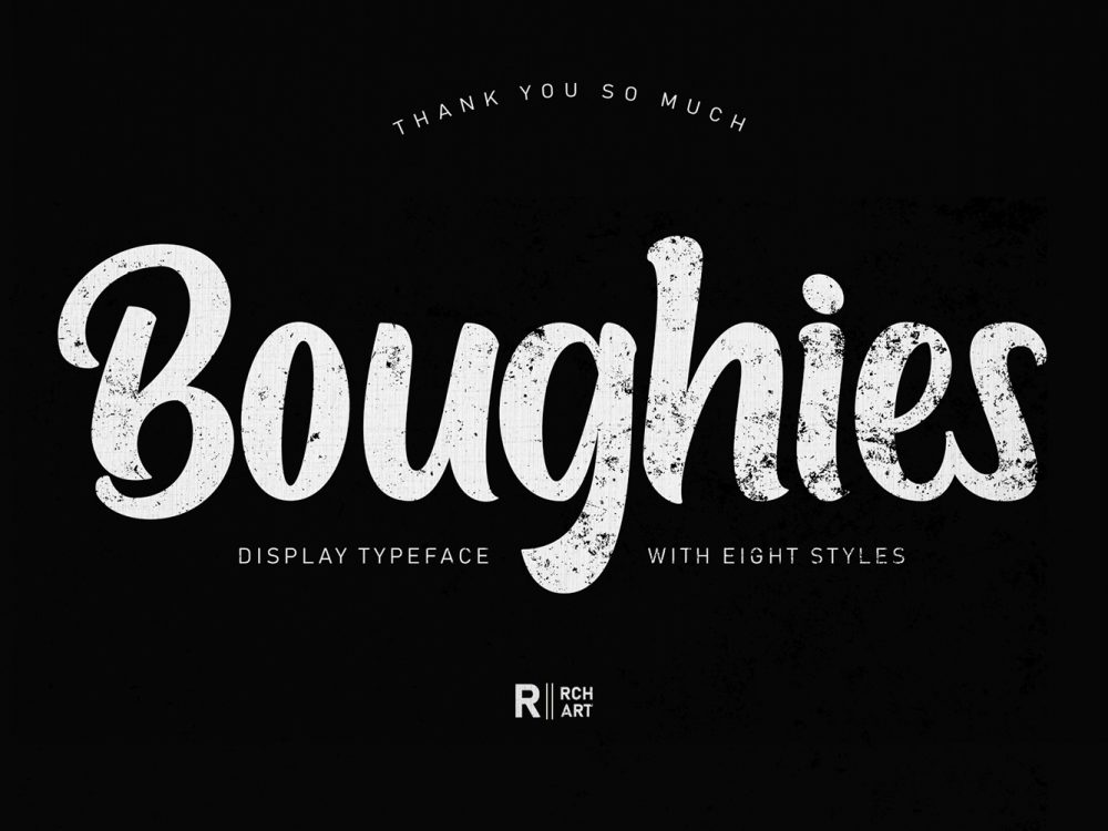 Free Font Boughies