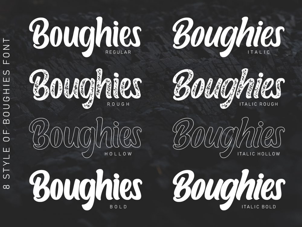 Free Font Boughies