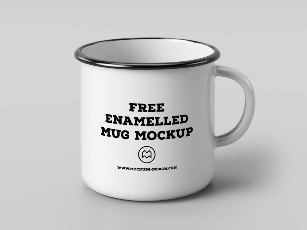 Free Metal Mug Mockup