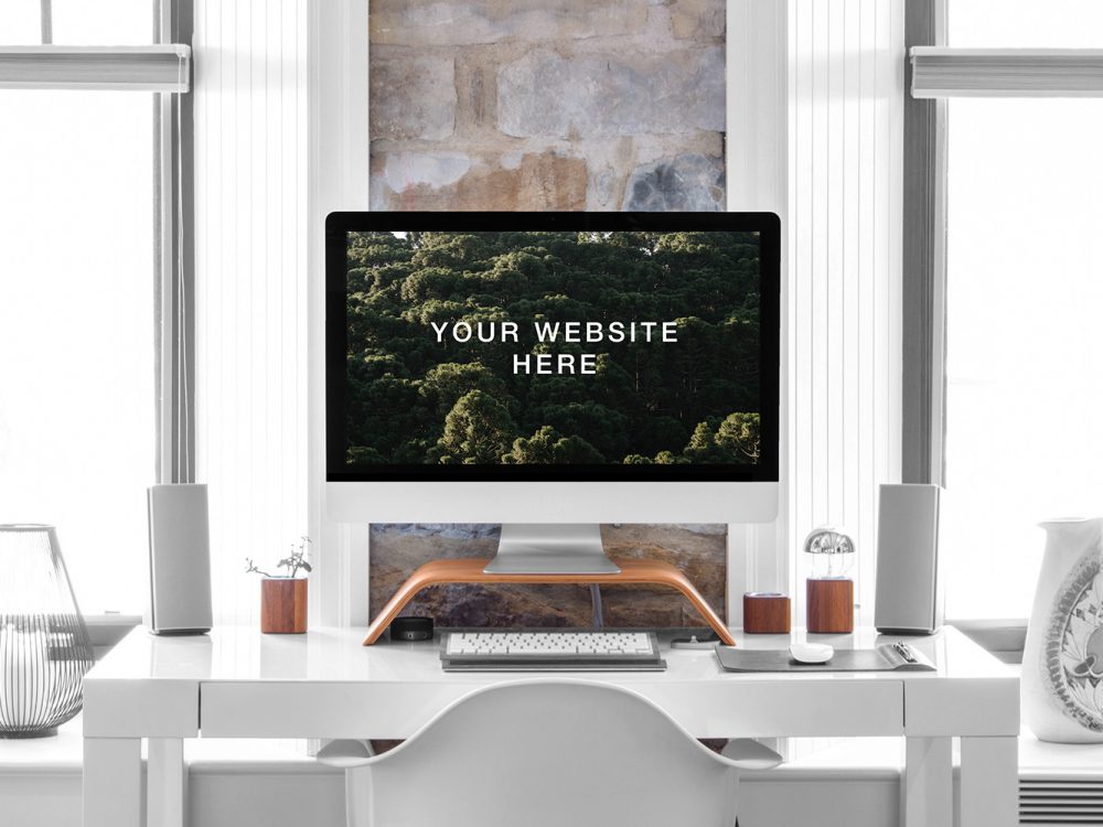 Free PSD iMac Mockup