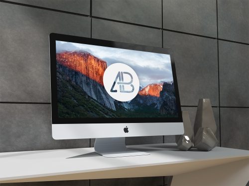 Free PSD iMac Mockup