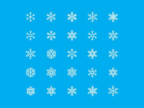 Free Snowflake Vector Icons