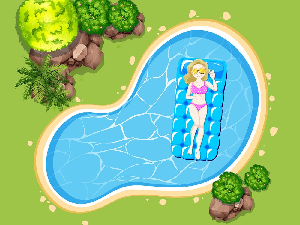 Free Summer Vacation Illustration