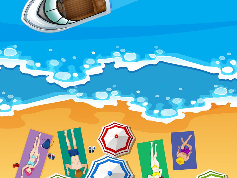 Free Summer Vacation Illustration