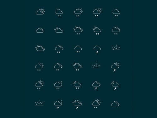 Free Weather Vector Icons