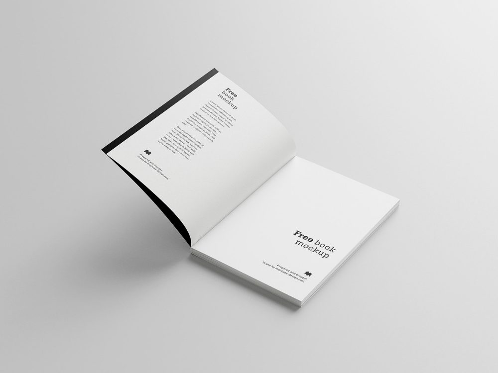 Free Book Mockup PSD