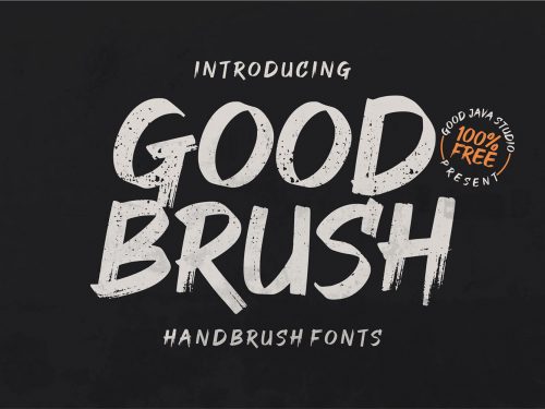 Good Brush Free Font