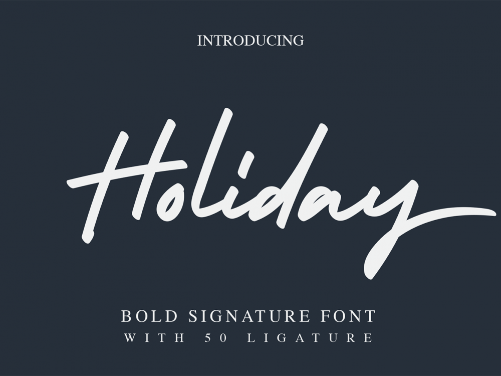 Holiday Free Font