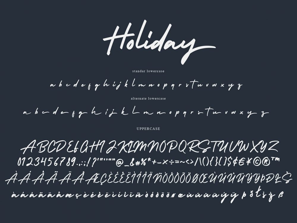 Holiday Free Font