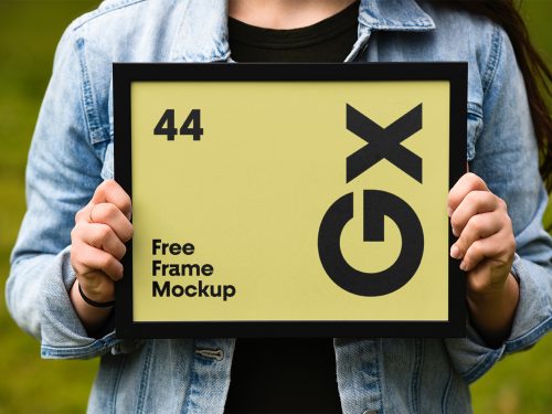 Horizontal Frame PSD Mockup