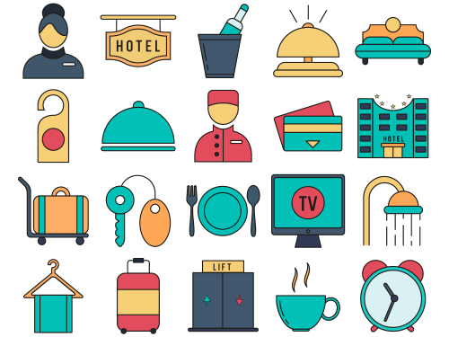 Hotel Free Icon Set