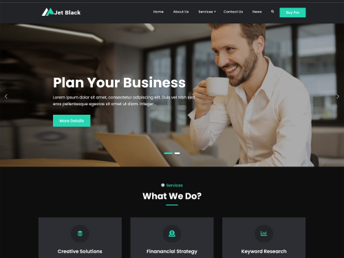 Jetblack WordPress Theme