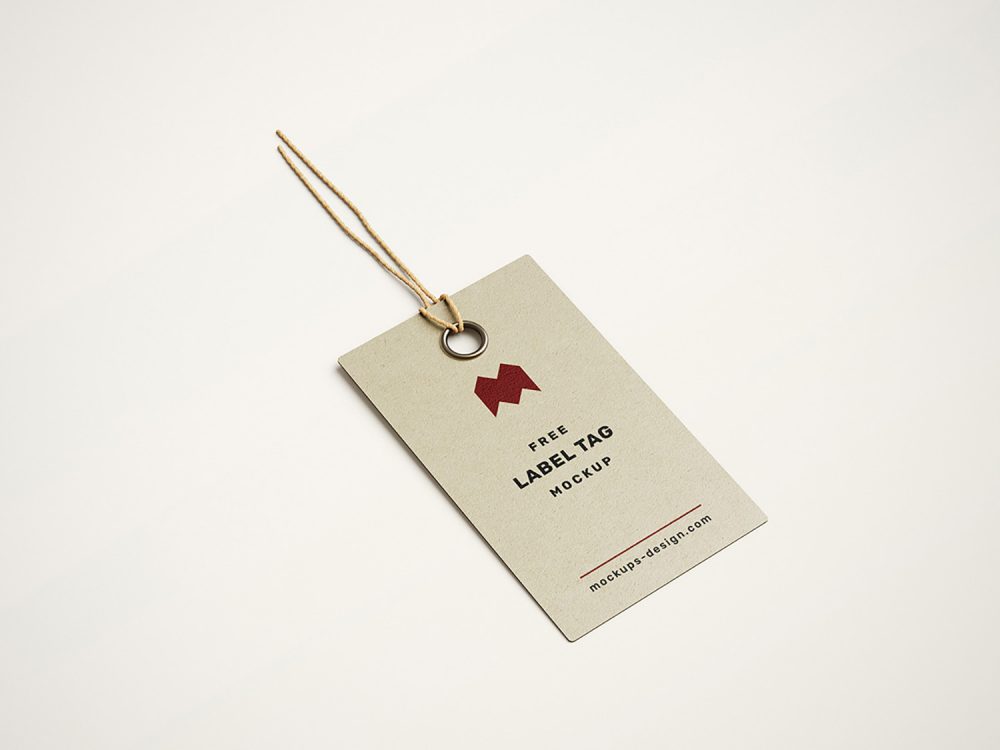 Label Tag Free Mockup