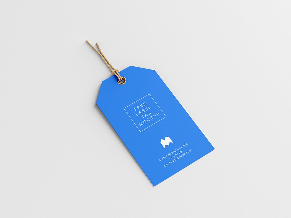 Label Tag Free Mockup
