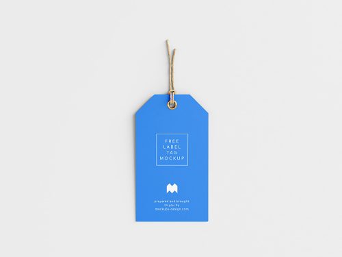Label Tag Free Mockup