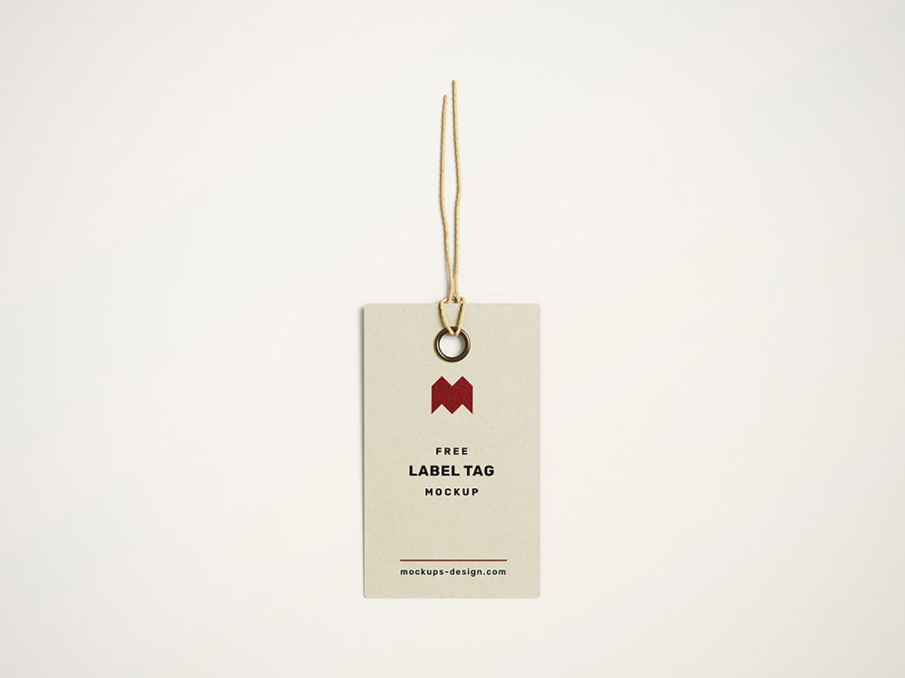 Label Tag Free Mockup