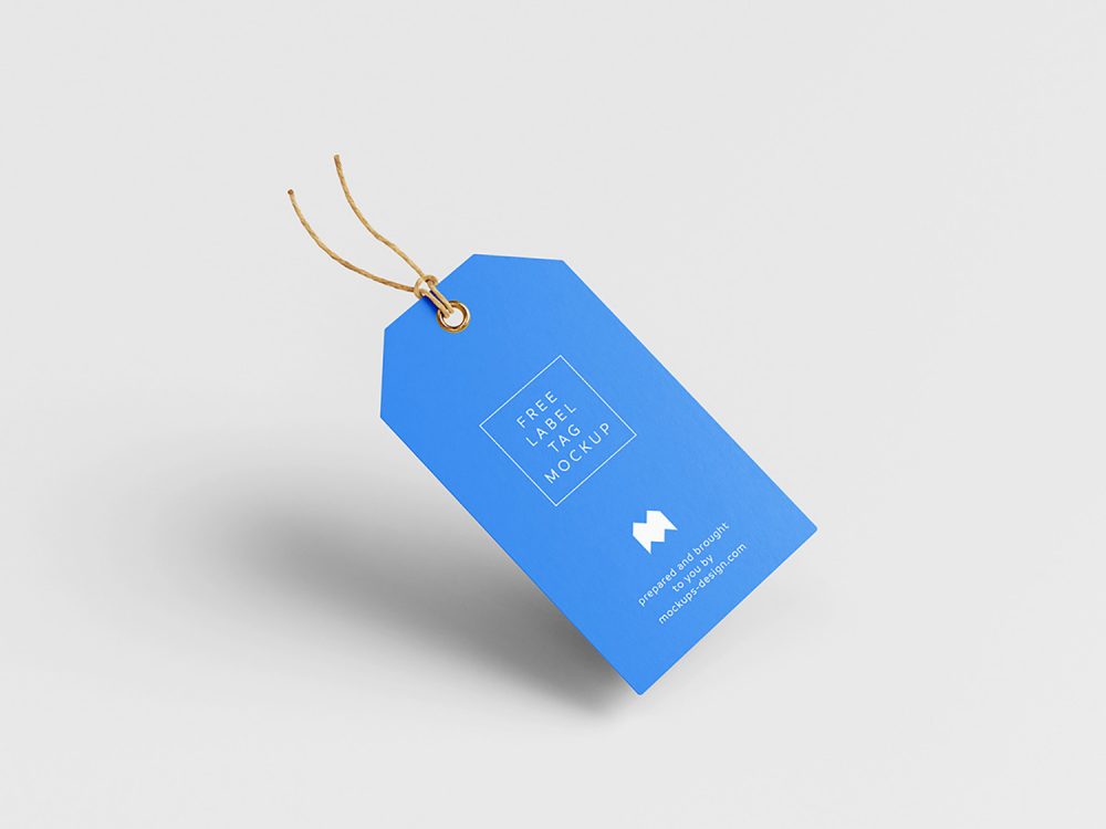 Label Tag Free Mockup