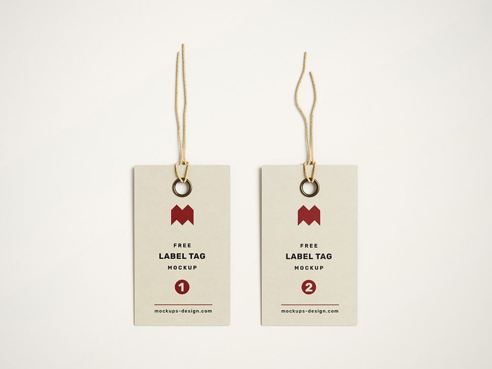 Label Tag Free Mockup
