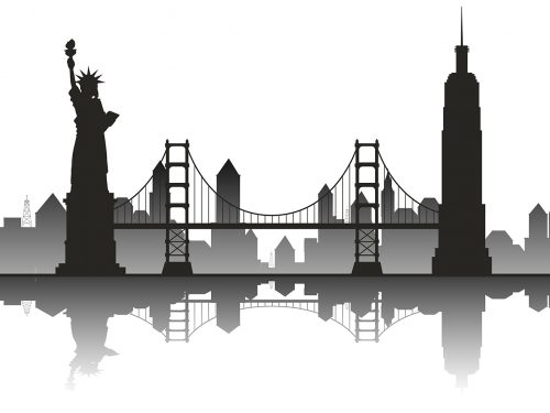 Landmark in New York Illustration