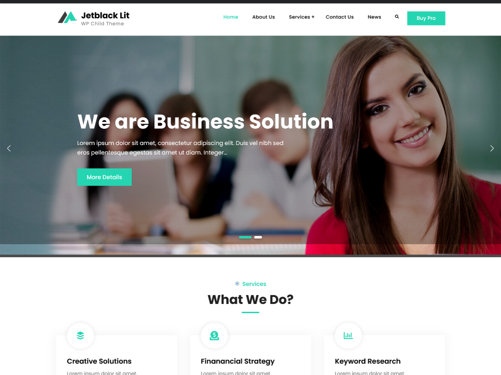 Lit Business WordPress Theme