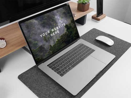 MacBook Pro Mockup Free PSD