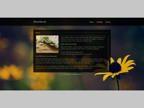 Matchbook – Free HTML Template