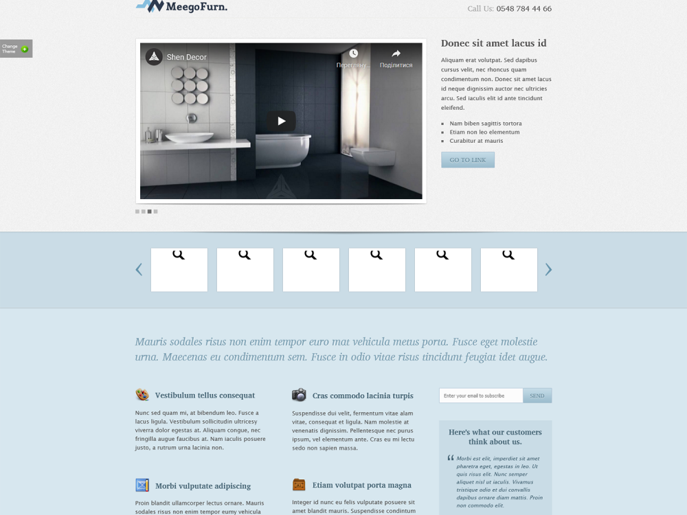Meegofurn – Free HTML Template