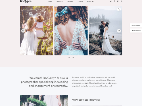 Missio Onepage – Free HTML Template