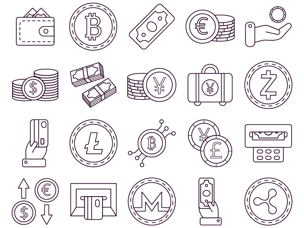 Money Vector Free Icon Set 2