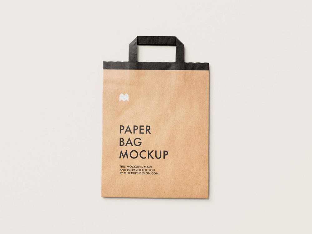 Paper Bag Mockup PSD