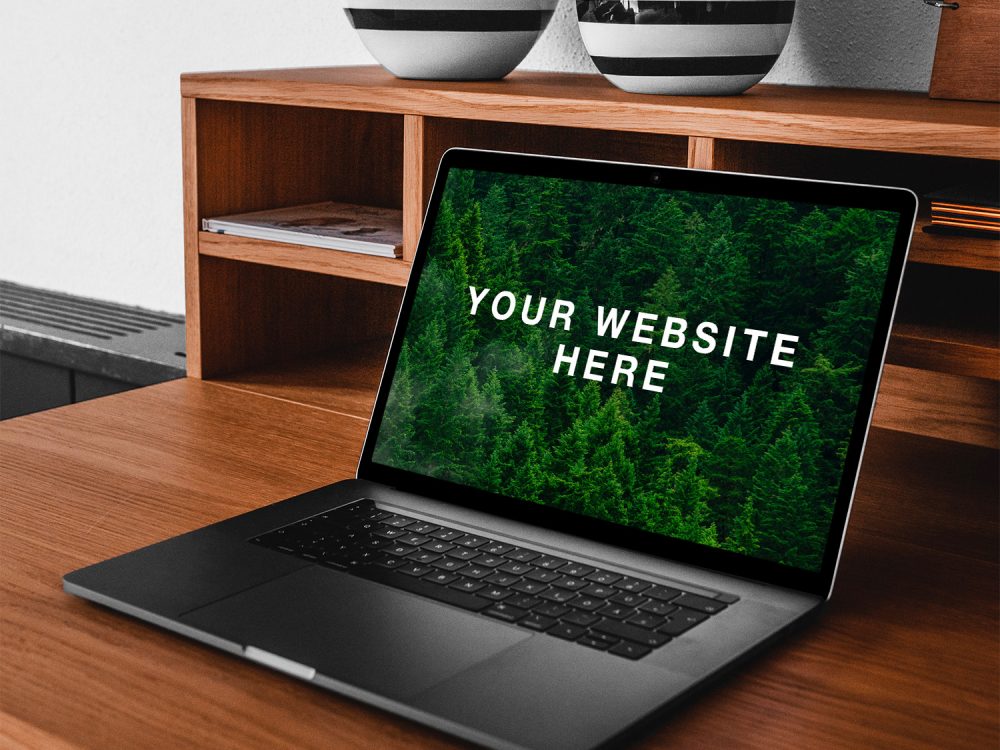 Realistic MacBook Pro Mockup