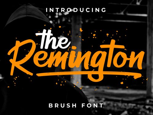 Remington Brush Font