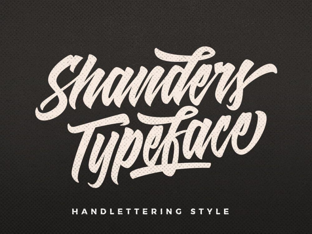 Shanders Free Font