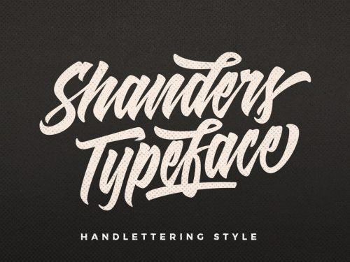 Shanders Free Font