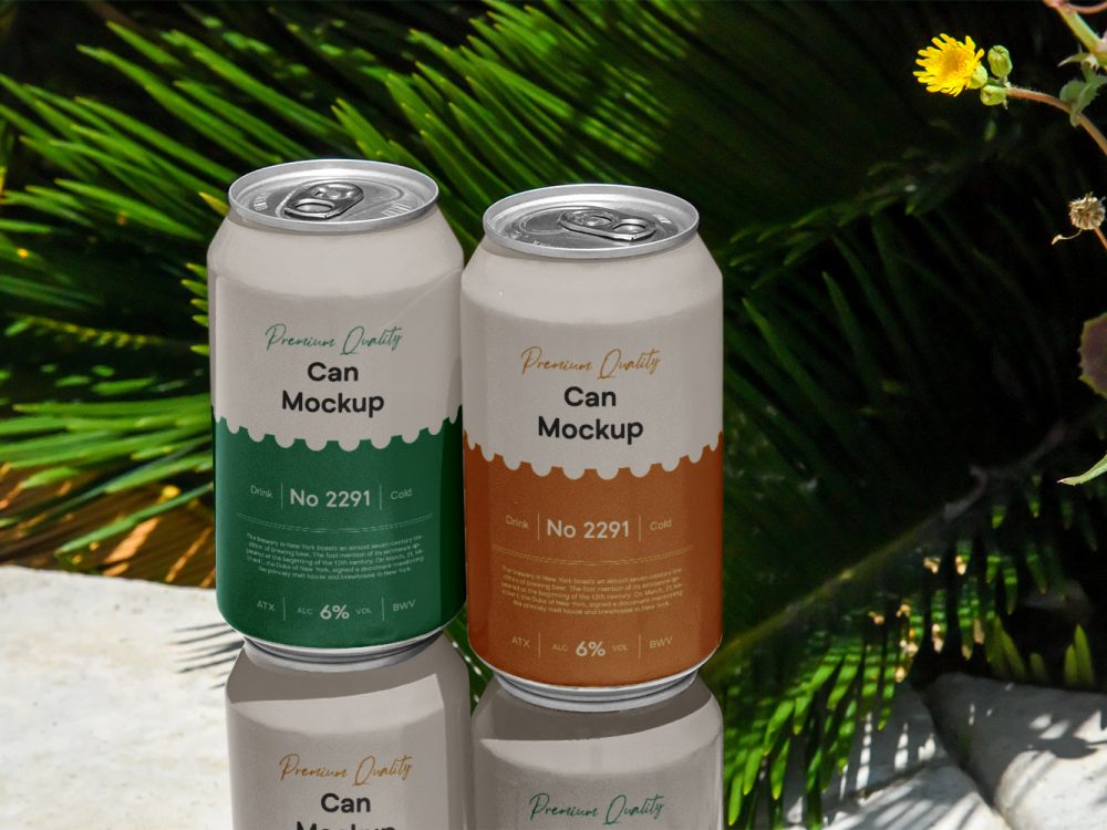 Soda Can Mockup
