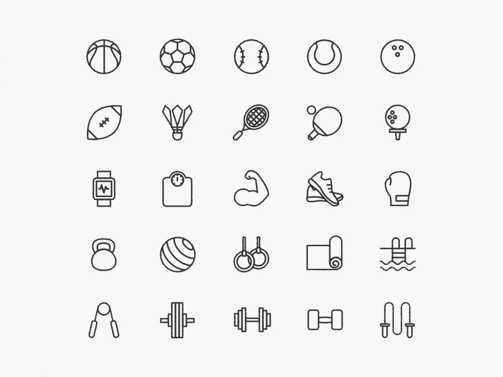 Sport Vector Free Icon Set