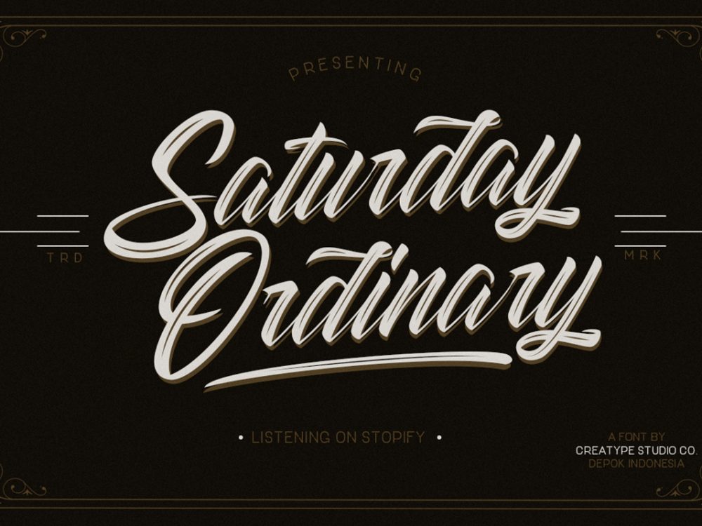 Striped King Free Font