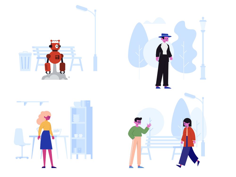 Stubborn Illustrations Free