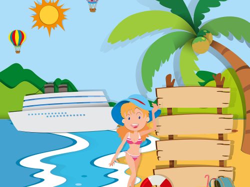 Summer Vacation Illustration