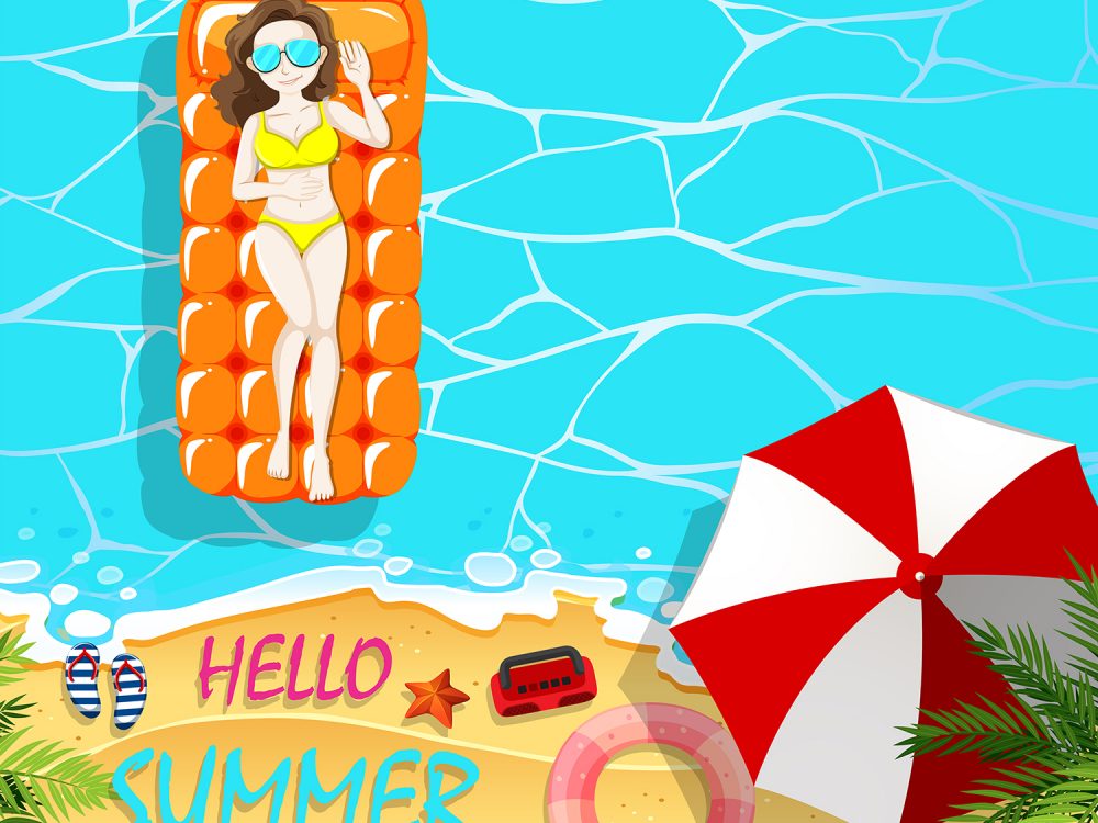 Summer Vacation Illustration