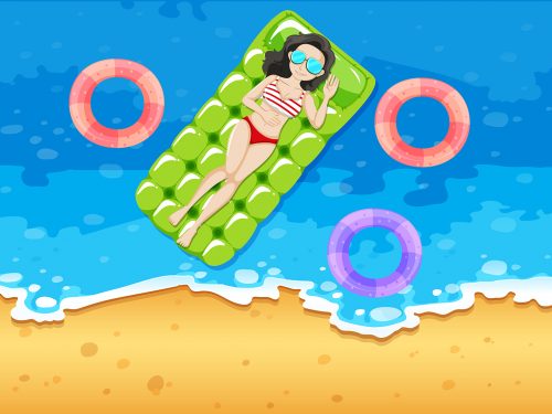 Summer Vacation Illustration