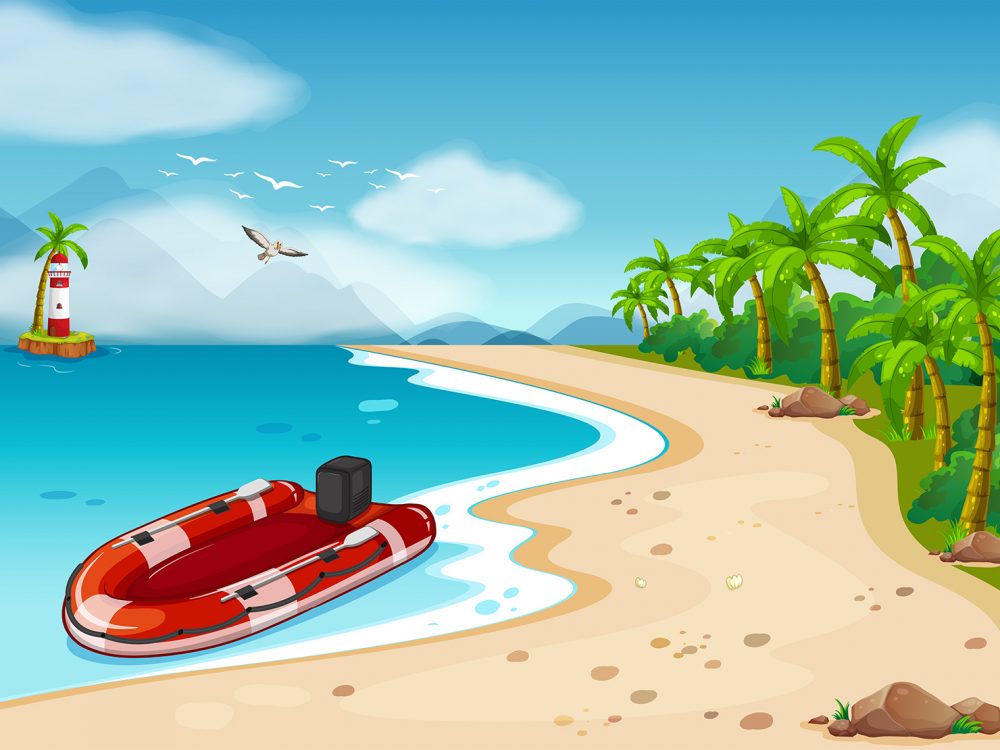 Summer Vacation Illustration